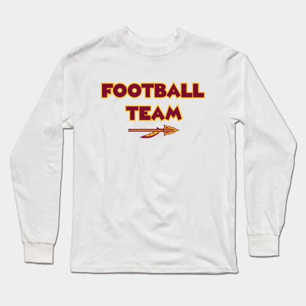 Football Team - White Long Sleeve T-Shirt by KFig21